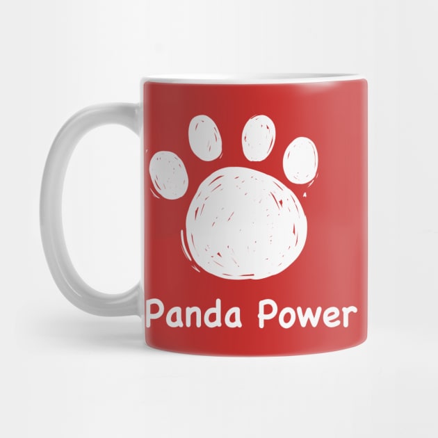 Panda Power - white - Turning Red by IKM218